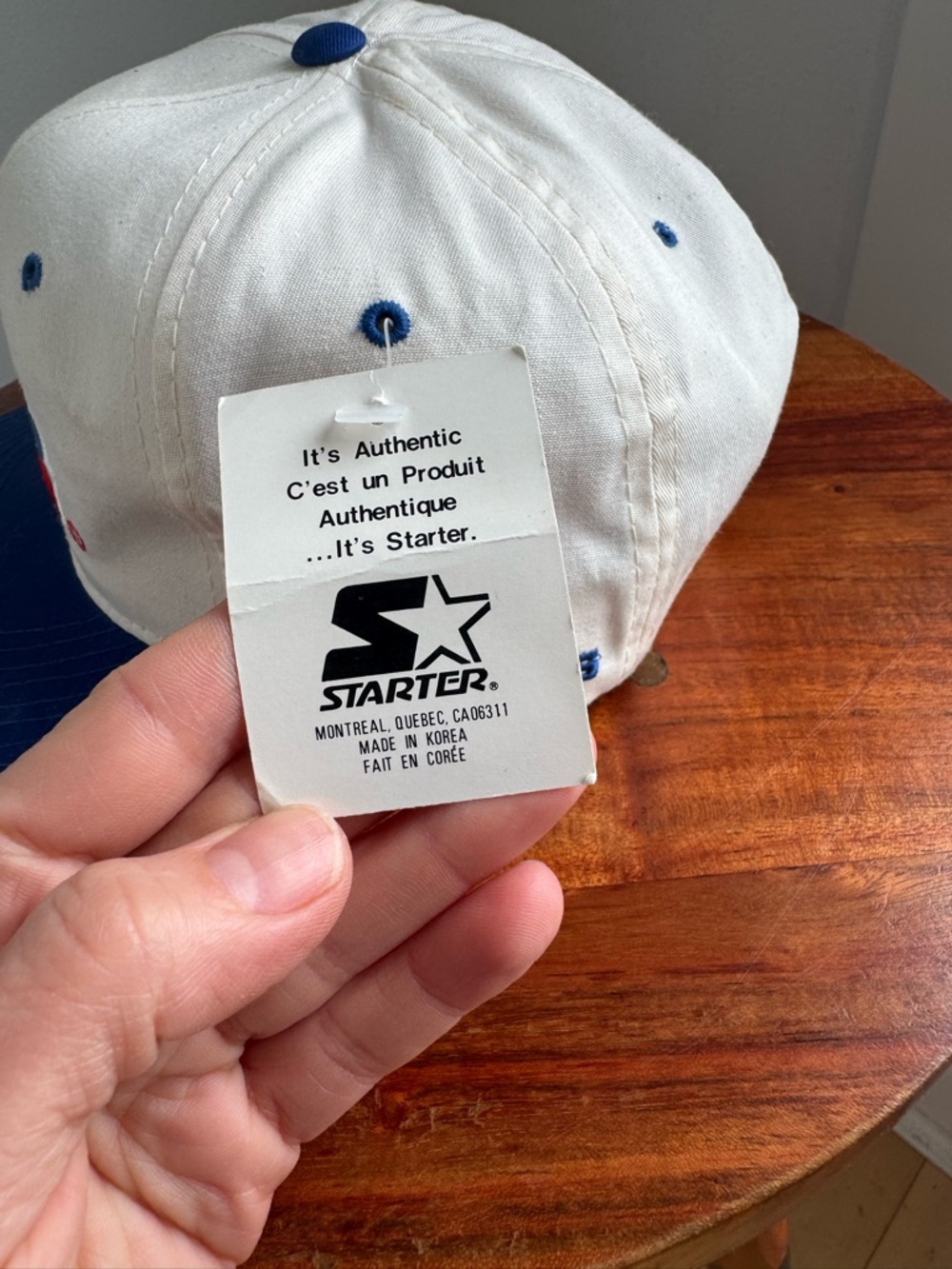STARTER Quebec Nordiques Hat Vintage 90’s With Tags - Picture 7 of 10